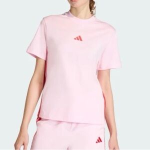 adidas Light Pink cotton Tee